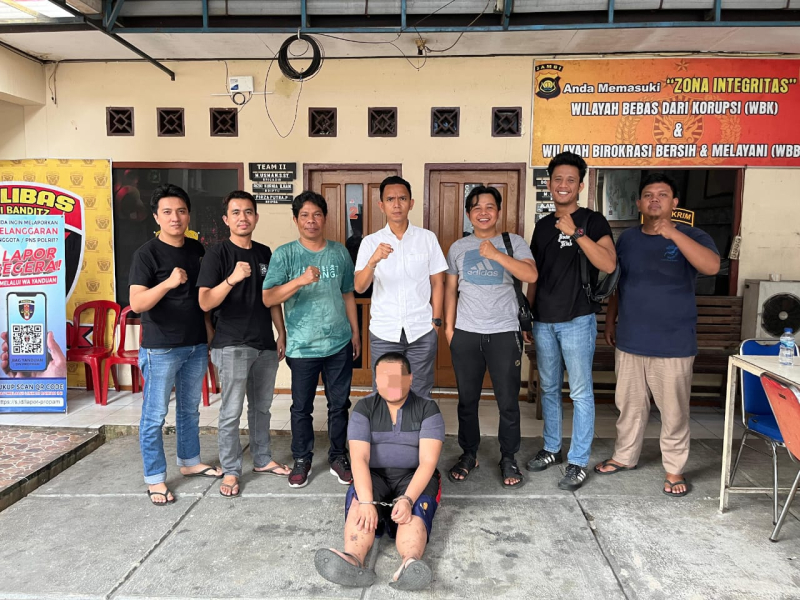 Pinjam Motor dengan Alasan Beli Rokok, Pria di Jelutung Ditangkap Polisi