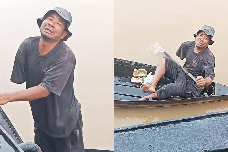 Kisah Haru Nelayan Disabilitas di Tanjabbar Viral Di Media Sosial