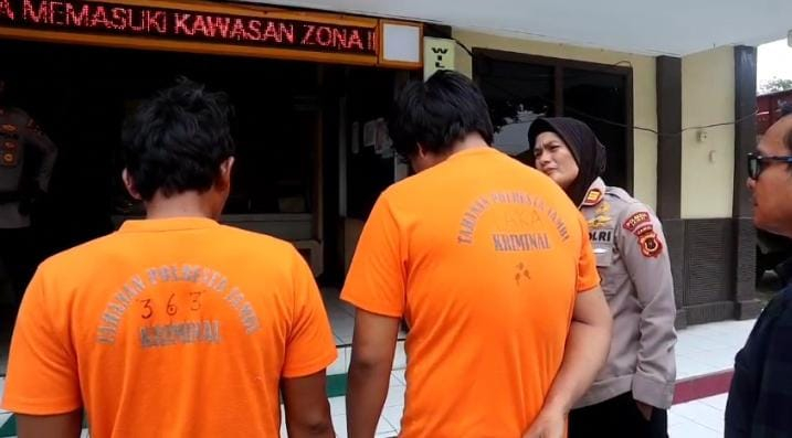 Bobol Gudang Besi Bekas, Dua Pelaku Diringkus Polisi