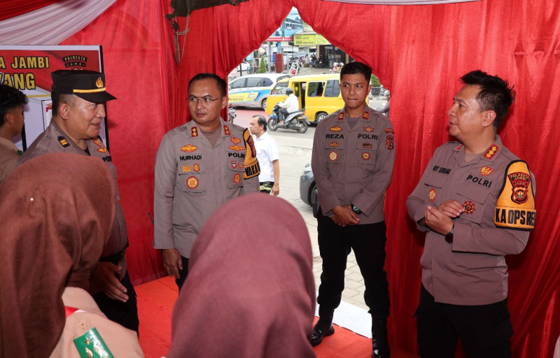 Pastikan Kesiapan dan Kelancaran Arus Mudik Lebaran 2025, Kapolresta Jambi Tinjau Pospam dan Posyan