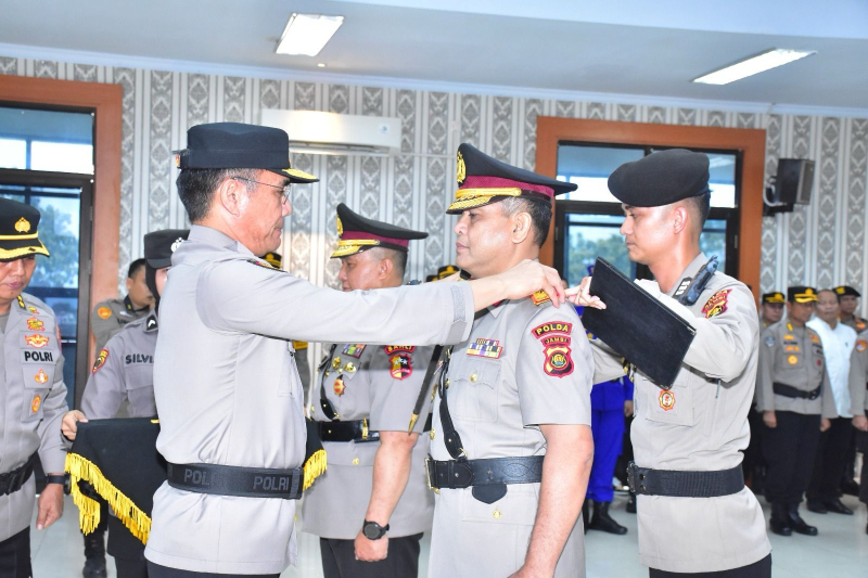 Dipimpin Kapolda Jambi, Brigjen Pol M Mustaqim Resmi Jabat Wakapolda