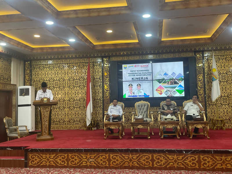 Wagub Sani Minta Kepala OPD Berkomitmen dan Bertanggung Jawab Meningkatkan Kualitas SAKIP