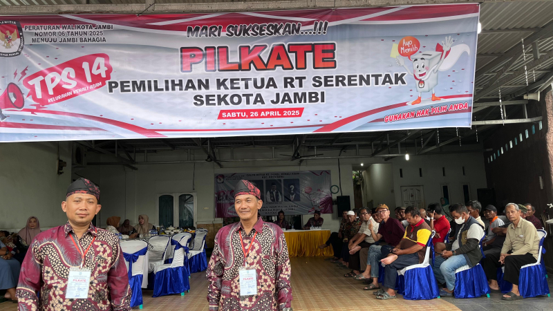 1.299 RT di Kota Jambi Gelar Pilkate! Ketua RT Terpilih akan Terima Gaji Tetap hingga Jaminan Kematian