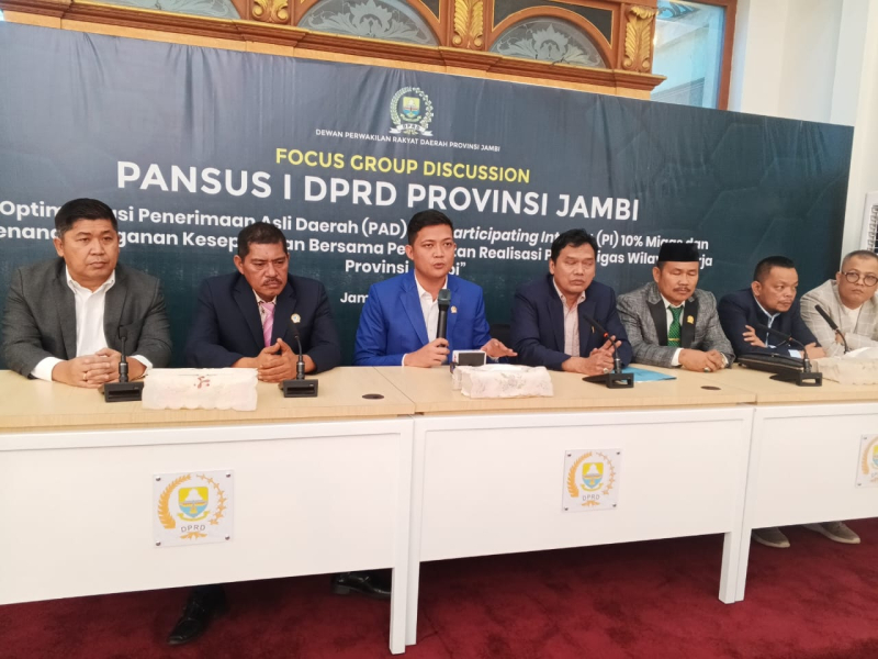 Pansus I DPRD Jambi Gelar FGD, Dorong Optimalisasi PAD dari PI 10 Persen Migas