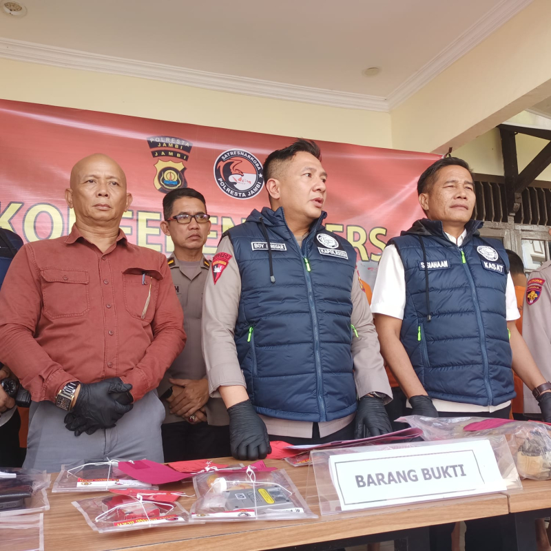 Polresta Jambi Ungkap 13 Kasus Narkotika, 24 Tersangka Diamankan