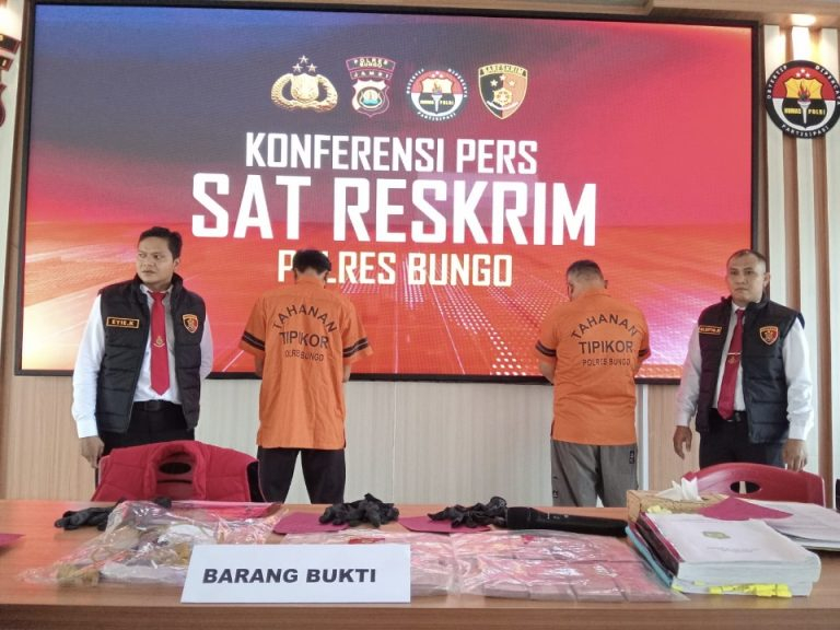 Ini Kata Polres Bungo Terkait Tersangka Korupsi Dana BOS yang Dilepas