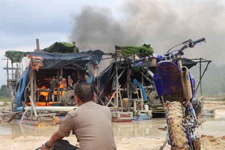 Kapolres Bungo Ultimatum Pemain PETI : Akan Kami Tindak Tegas Sesuai Hukum