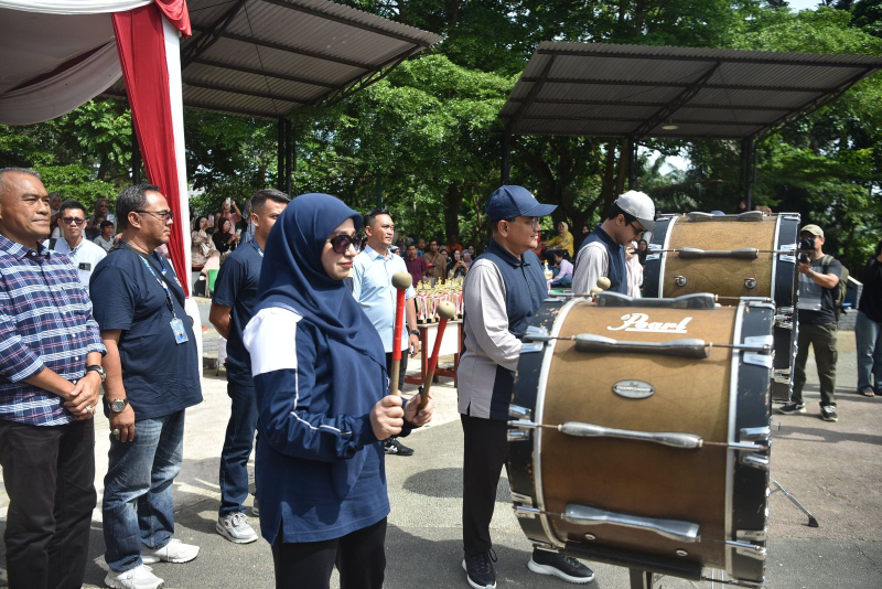 Buka Festival Marching Band, Bukti Komitmen Wali Kota Maulana Dukung Seni dan Talenta Muda