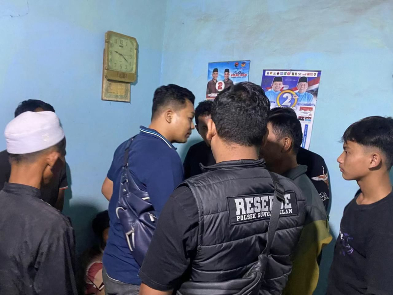 Kepergok Curi Tabung Gas, Dua Pemuda Berhasil Diamankan Tim Reskrim Polsek Sungai Gelam