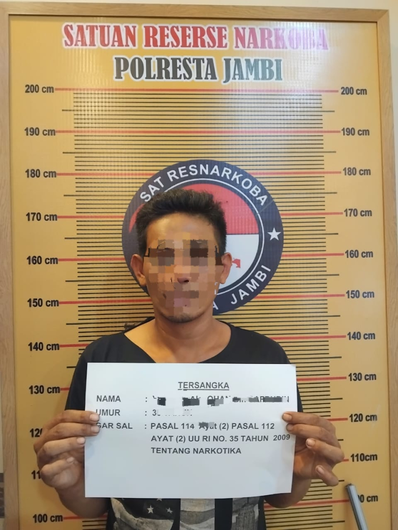 Simpan Sabu di Casing HP dan Lemari, Pria di Jambi Timur Diciduk Polisi