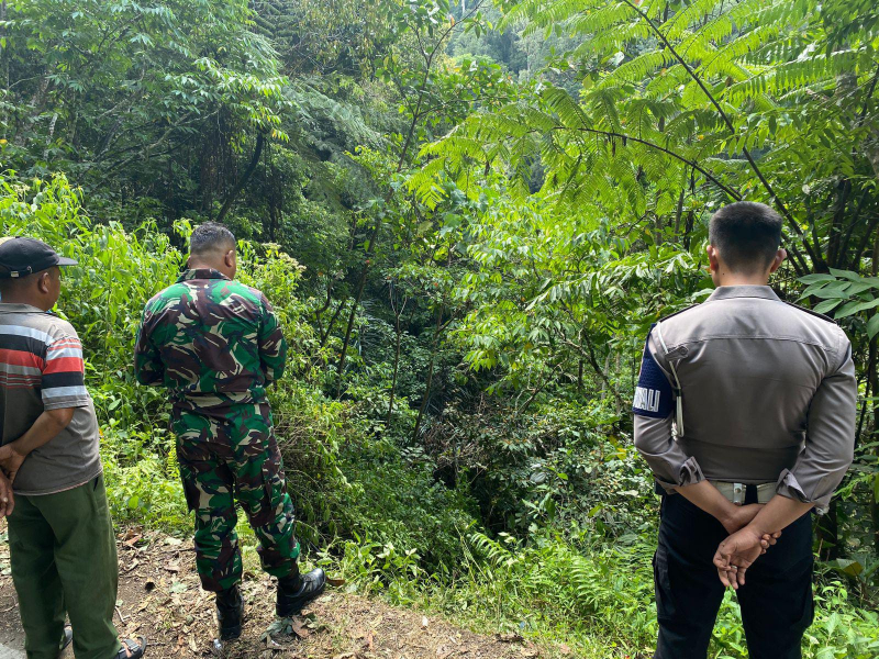 Mobil Travel Masuk Jurang di Kawasan Puncak Sungai Penuh- Tapan