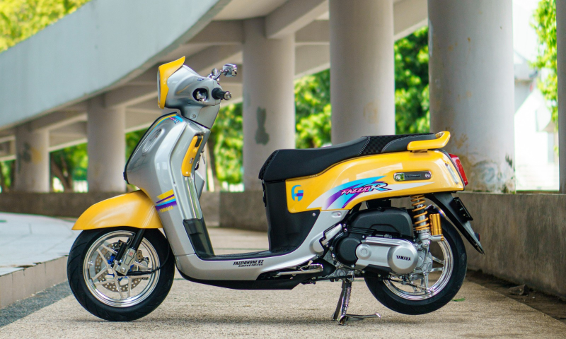 Fazzio Hybrid Bergaya Motor Bebek Legendaris Yamaha F1ZR Bikin Nostalgia Dengan Aura Balap 90’an