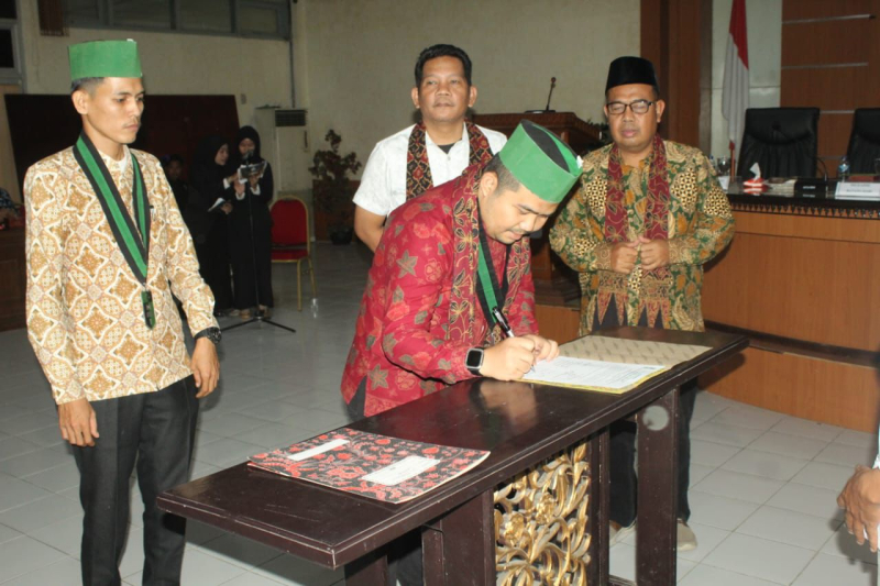 Lantik HMI Cabang Batang Hari, Ozy Saifirman Pesankan Pentingnya Sinergitas