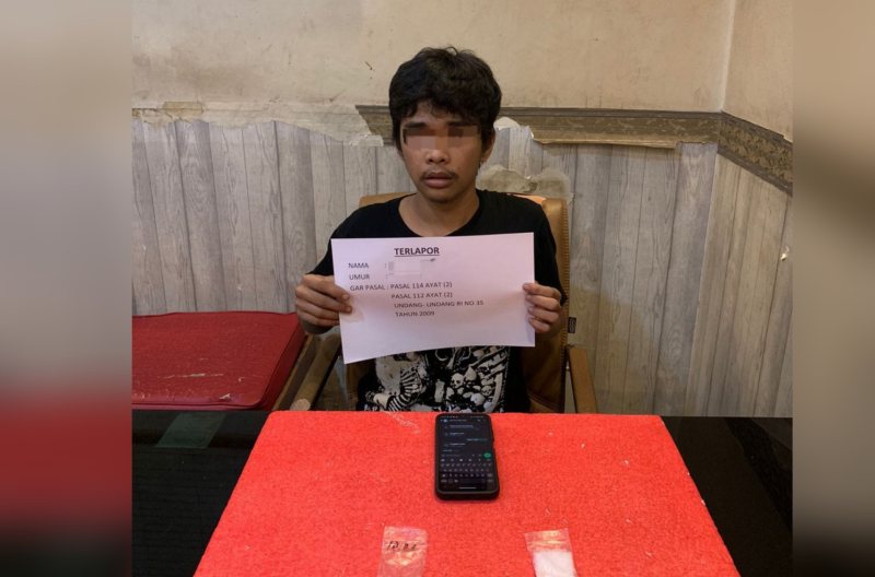 Belum Lunas Beli Sabu, Pemuda Ini Sudah Diciduk Polisi