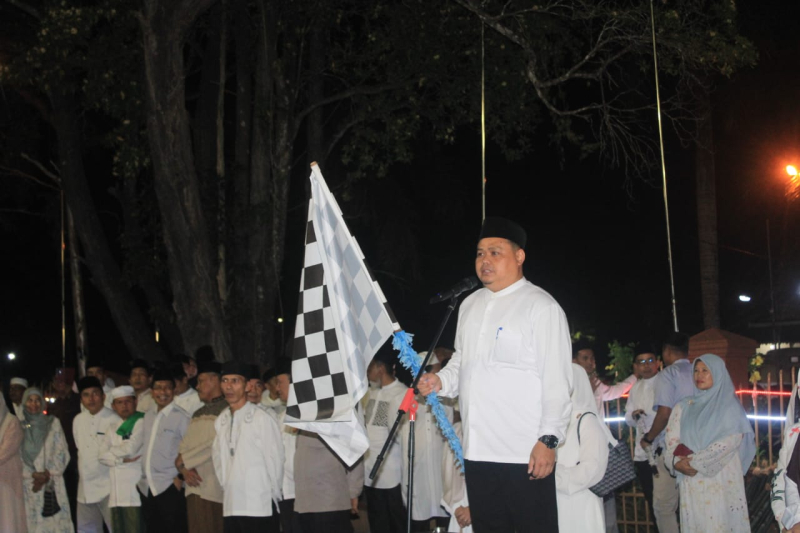 Pemkab Bungo Meriahkan Tahun Baru Islam 1447 H dengan Pawai Obor dan Doa Bersama