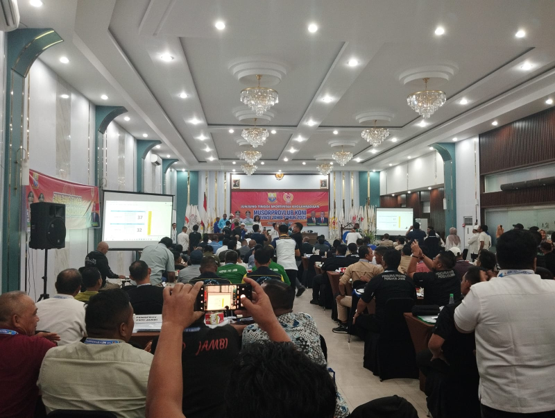 BREAKINGNEWS! Raih 37 Suara Mat Sanusi Terpilih Jadi Ketua KONI Jambi 2025-2029