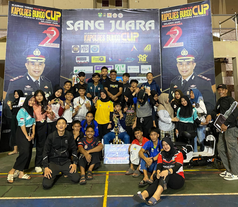 486 Pesilat Se-Sumatera Adu Prestasi di Kapolres Bungo Cup 2025, Bupati Dedy Putra Dukung Penuh