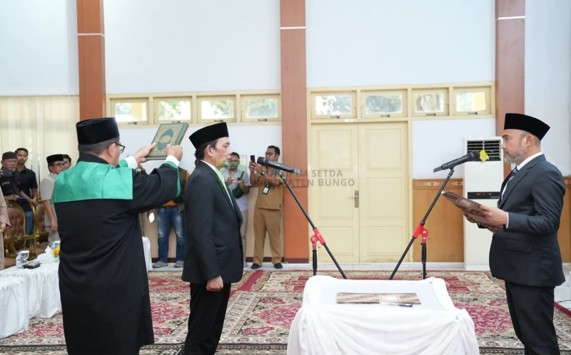 Resmk Dilantik, Dedy Putra Warning PJ Sekda Bungo