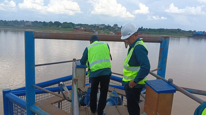 Debit Sungai Batanghari Menyusut, 12.700 Pelanggan PDAM Krisis Air