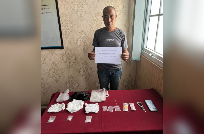 Sering Terjadi Transaksi Narkoba, Polisi Berhasil Ringkus Pelaku di Desa Pompa Air, Satu Orang DPO