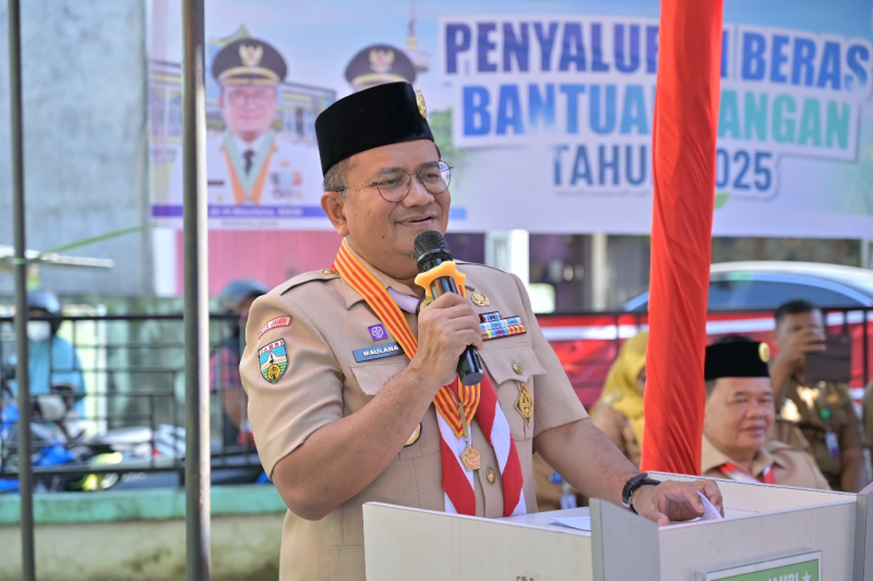 26.173 Warga Penerima Manfaat se-Kota Jambi Terima Beras Bantuan Pangan Pemerintah Tahun 2025