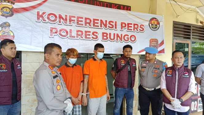Polres Bungo Gagalkan Penyelundupan 965 Gram Sabu, Dua Tersangka Lintas Provinsi Ditangkap