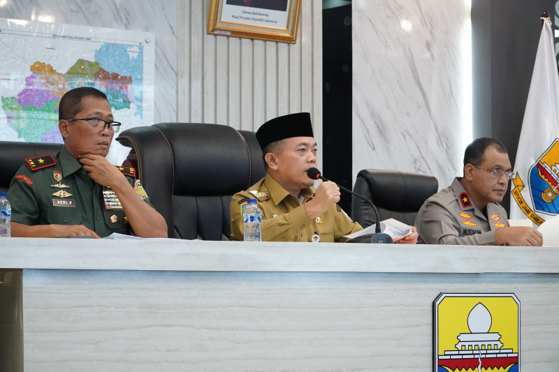 Gubernur Al Haris Laporkan Langkah Cepat Penanganan Karhutla Kepada Menteri Kehutanan dan BNPB