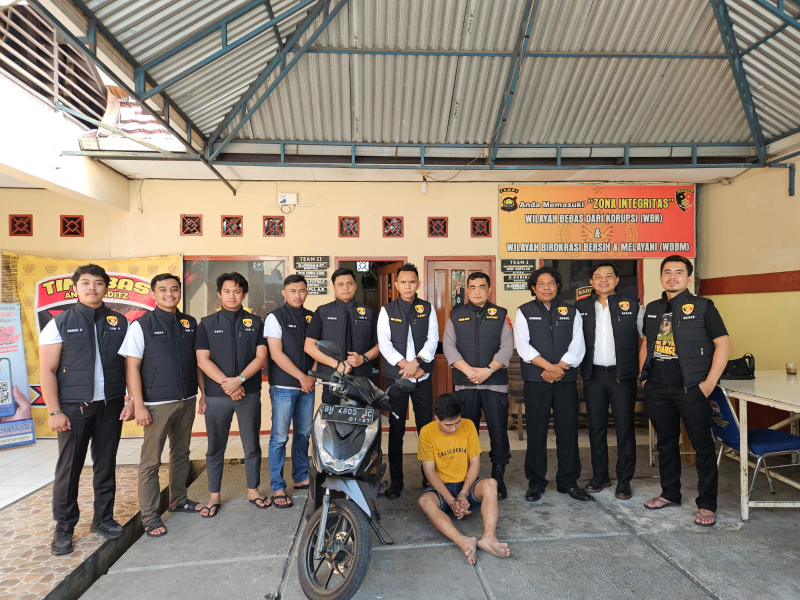 Polsek Jelutung Ringkus Pelaku Spesialis Penipuan Modus COD dan Test Drive Motor