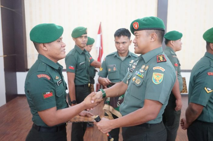 Selamat Bertugas! 13 Prajurit Kodim Bungo-Tebo Siap Jalani Tugas Baru di Batalyon Teritorial