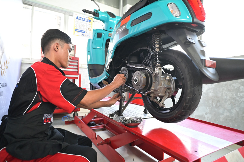 YES Angkatan ke-9 Resmi Dibuka, Yamaha Jambi Siapkan Kelas Otomotif untuk Pelajar