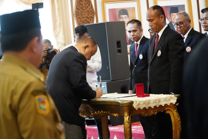 73 Pengurus KONI Jambi Resmi Dilantik, Targetkan 10 Besar Nasional dan Tuan Rumah PON 2032