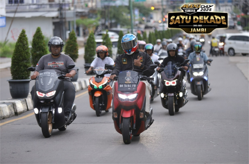 Yamaha Maxi Day 2025 Hadir Perdana di Jambi, Gratis untuk Semua Riders Maxi