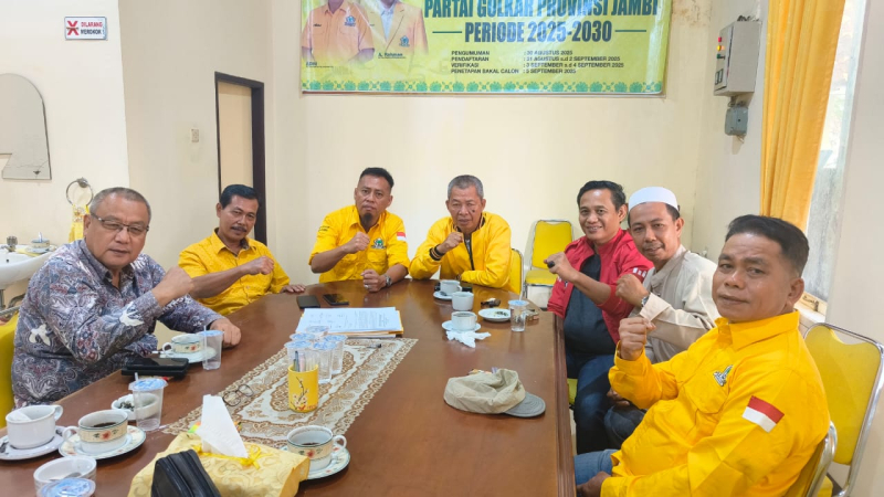Hasil Verifikasi Tim Penjaringan Musda Golkar Jambi, Hanya CE yang Memenuhi Syarat