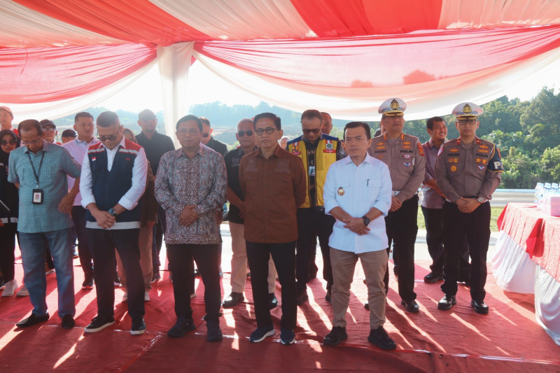 Gubernur Al Haris Resmikan Operasional Tol Betejam Seksi 3 Segmen Tempino-Simpang Ness GT Pijoan