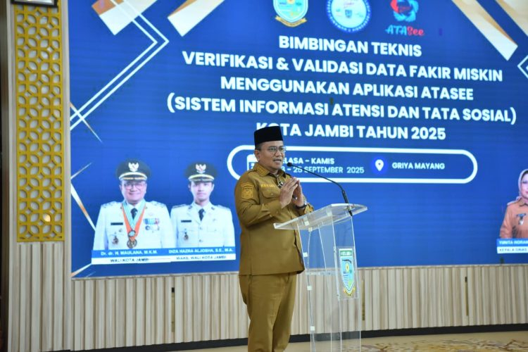 Angka Kemiskinan 7,73 Persen, Pemkot Jambi Libatkan RT Percepat Verval