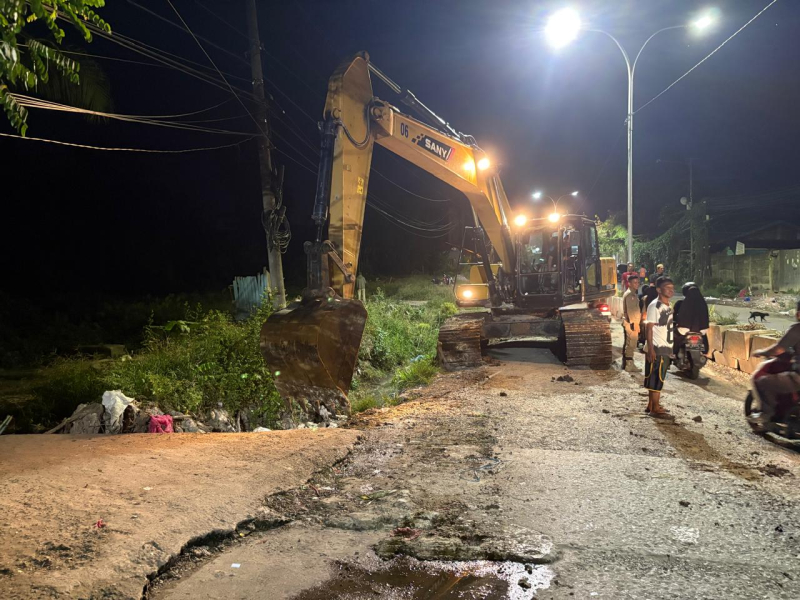 Atasi Warisan PKL 'Terpanjang di Dunia', Rp 12,8 M Digelontorkan Pemkot Jambi Bangun Drainase Tertutup
