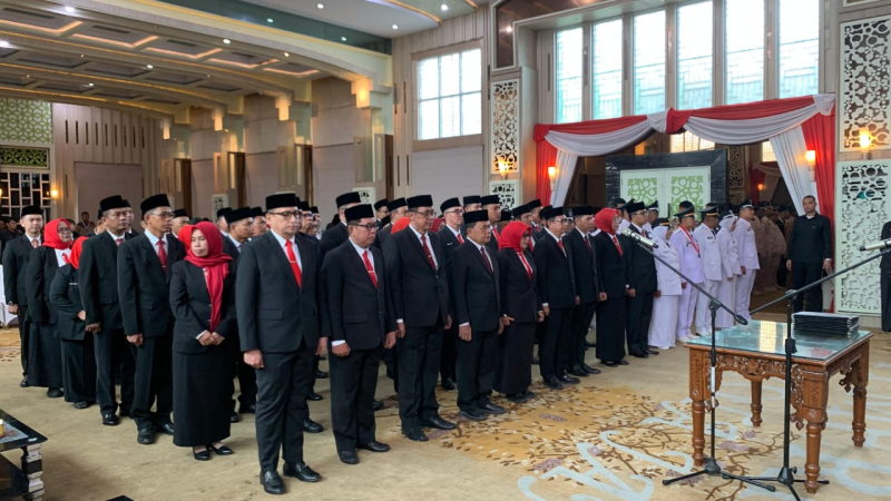 Walikota Maulana Rombak Kepala OPD, Kadisdik hingga Kepala BKPSDMD Diganti, Berikut Daftarnya..