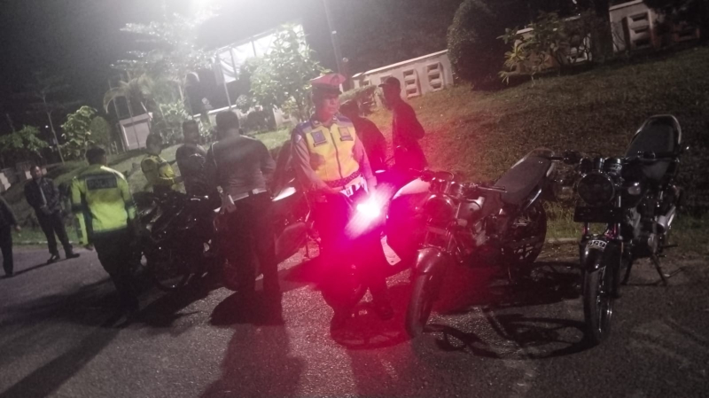 Satlantas Polresta Jambi Razia Balap Liar, Enam Kendaraan Diamankan