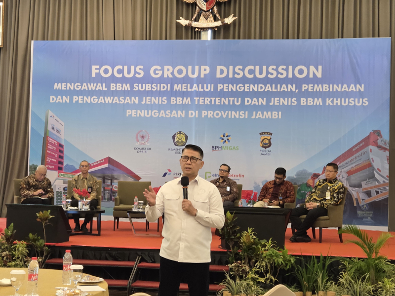 Komite BPH Migas Puji Syarif Fasha Inisiasi FGD Pengawasan BBM Subsidi di Jambi : Bisa Dicontoh Daerah Lain