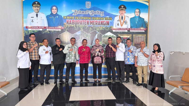 Langkah Nyata Kanwil Kemenkum Jambi Wujudkan Desa Sadar Hukum melalui Pembentukan Posbankum di Merangin