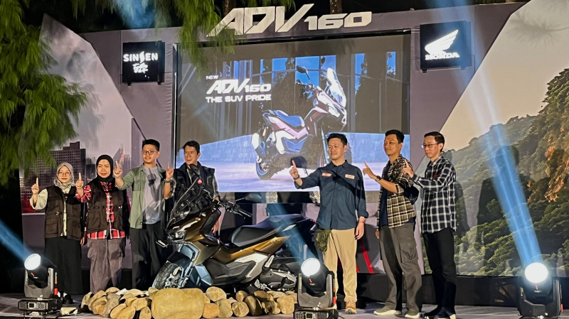 SUV Skutik Premium dengan Desain Gagah dan Teknologi Terkini, New Honda ADV160 Resmi Diluncurkan di Jambi