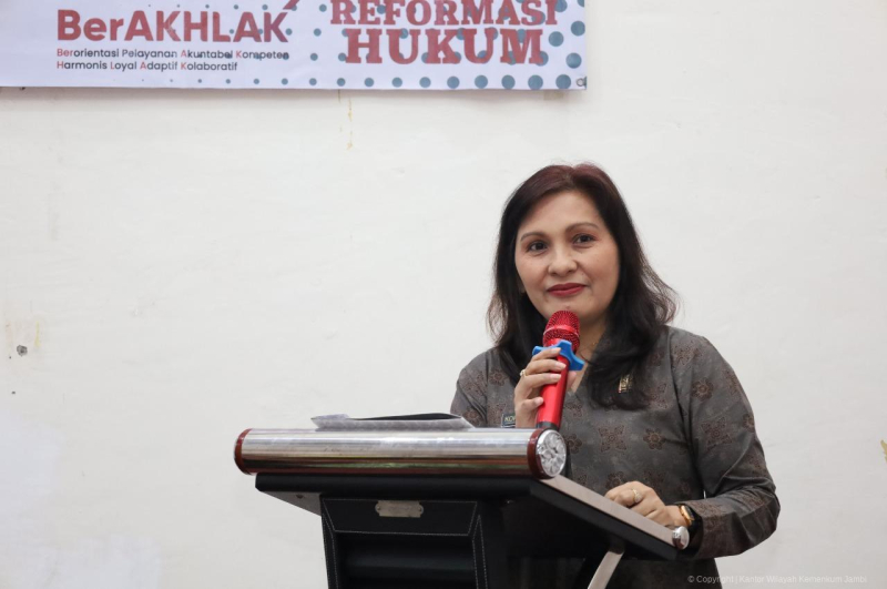 Sosialisasi Layanan Perseroan Perorangan dan Apostille oleh Kanwil Kemenkum Jambi di Universitas Jambi