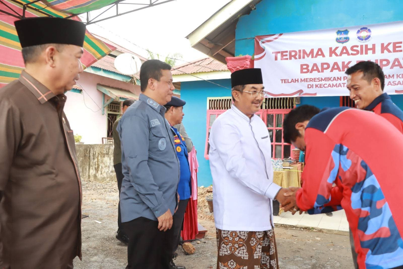 Bupati Resmikan Pos Pemadam Kebakaran Kecamatan Batang Asam