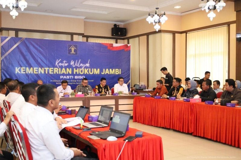 Sinergi Kanwil Kemenkum Jambi dan Pemkab Bungo dalam Harmonisasi Ranperda Inisiatif DPRD Tahun 2025