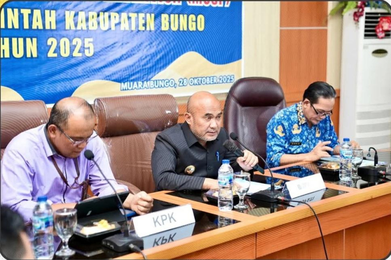 Bupati Dedy Putra Pimpin Rapat Pencegahan Korupsi Bersama KPK RI

