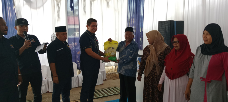 Semarak HUT Nasdem Ke-14, DPD Nasdem Sarolangun Gelar Bakti Sosial