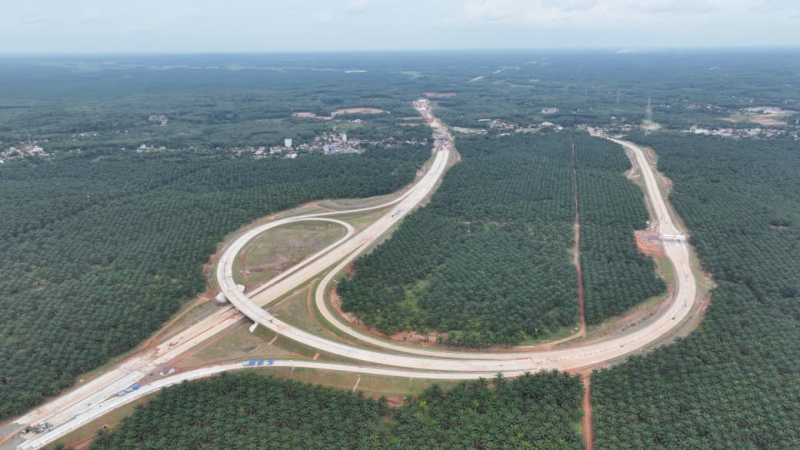 Progres Ruas Tol Betung-Tungkal Jaya-Bayung Lencir Meningkat, Miliki 5 Interchange Rampung TW 1 2027