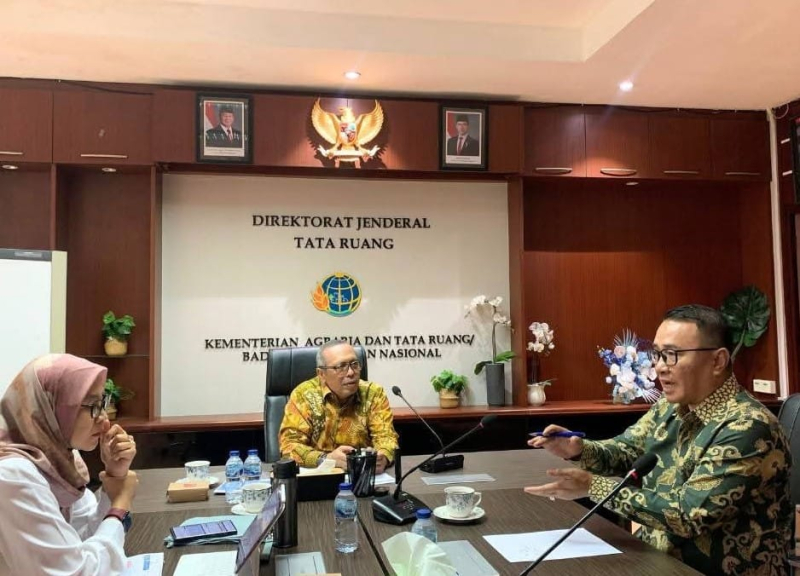 Wako Alfin Sambangi Kementerian ATR/BPN Tindaklanjuti Usulan penetapan Kota Sungai Penuh sebagai PKW