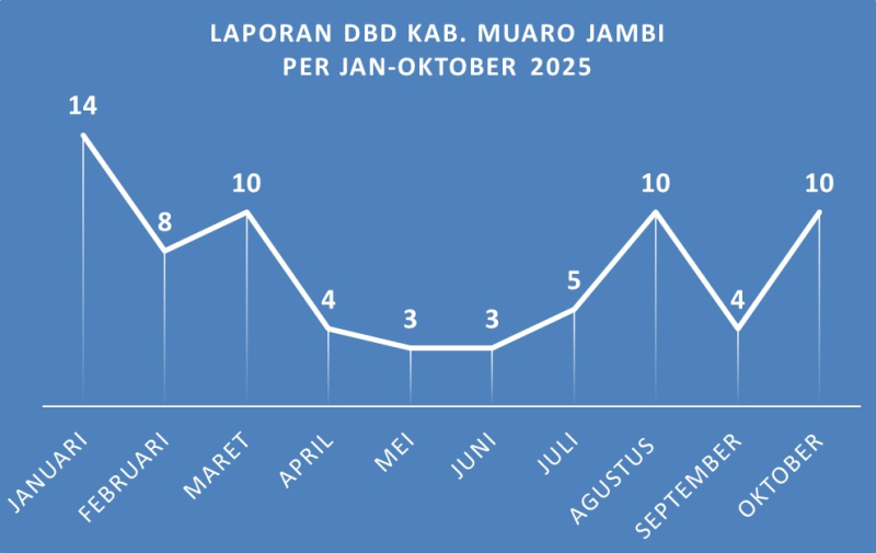 Puluhan Warga Muaro Jambi Terserang DBD, Kumpeh Ulu Catat Kasus Tertinggi
