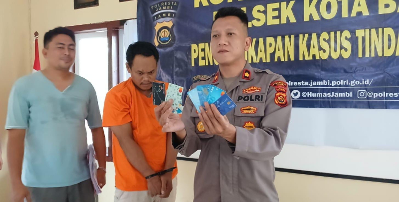 Polsek Kota Baru Ungkap Sindikat Pencurian Modus Ganjal ATM